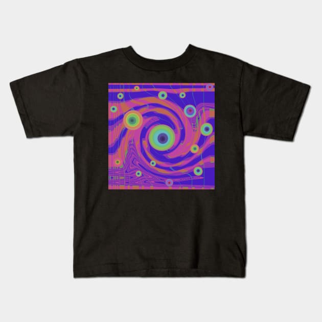 PSychedelic eyeballs Kids T-Shirt by KO-of-the-self